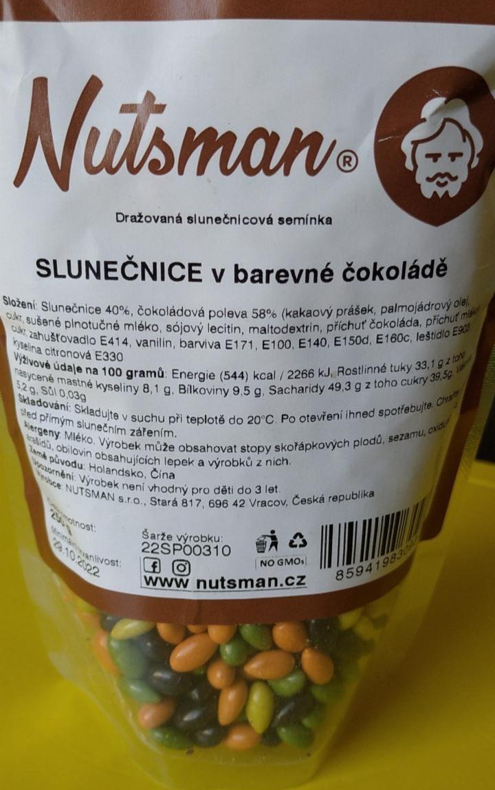 Fotografie - SLUNEČNICE v barevné čokoládě Nutsman