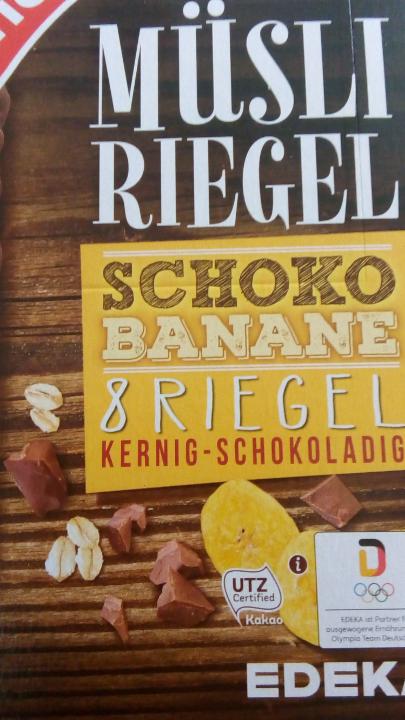 Fotografie - Müsli Riegel Schoko Banane Gut & Günstig