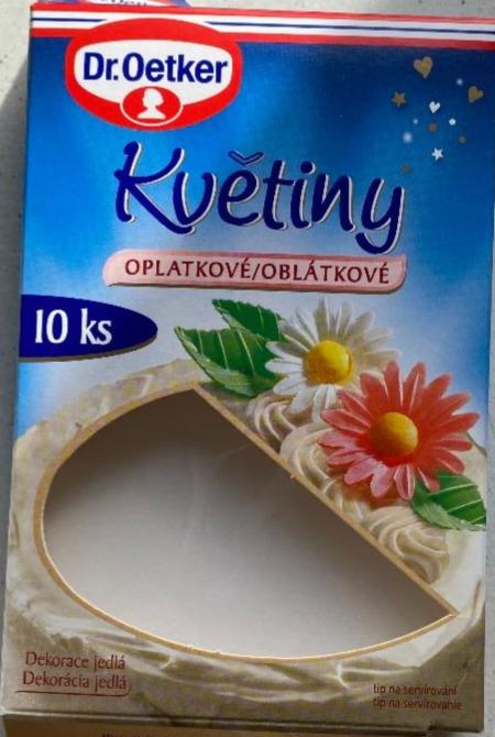 Fotografie - Květiny oplatkové Dr.Oetker