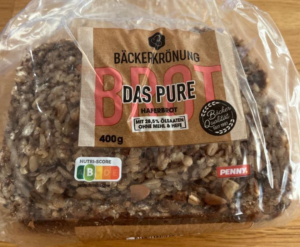 Fotografie - Brot das pure haferbrot mit 28,5% ölsaaten Bäckerkrönung