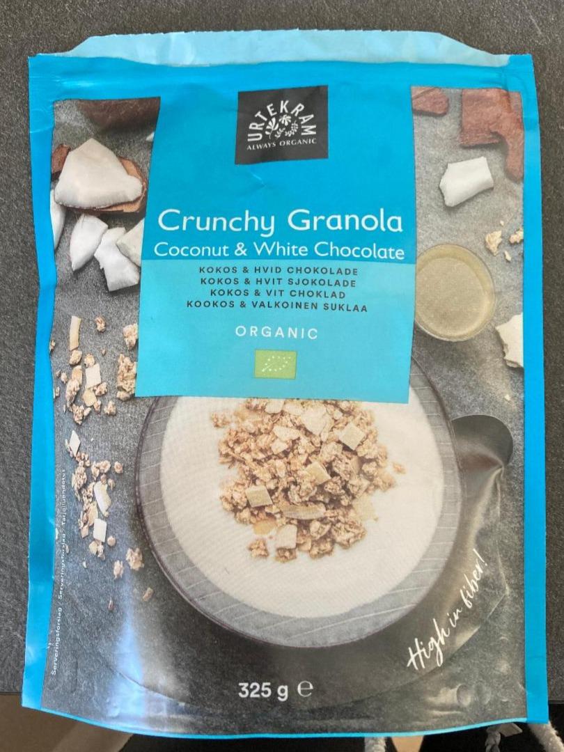 Fotografie - Crunchy Granola Coconut & White Chocolate Urtekram