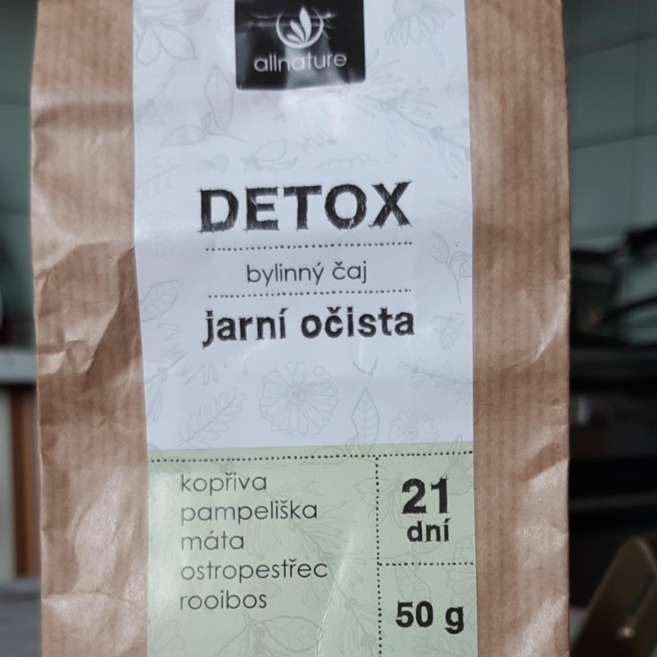 Fotografie - Detox bylinný čaj jarní očista Allnature