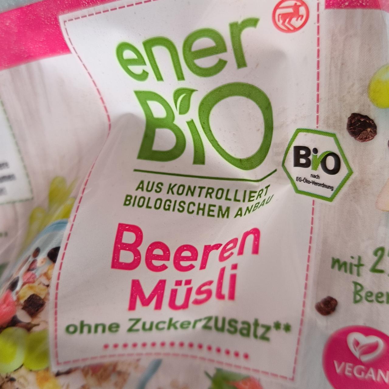 Fotografie - Müsli Bio Beeren EnerBio