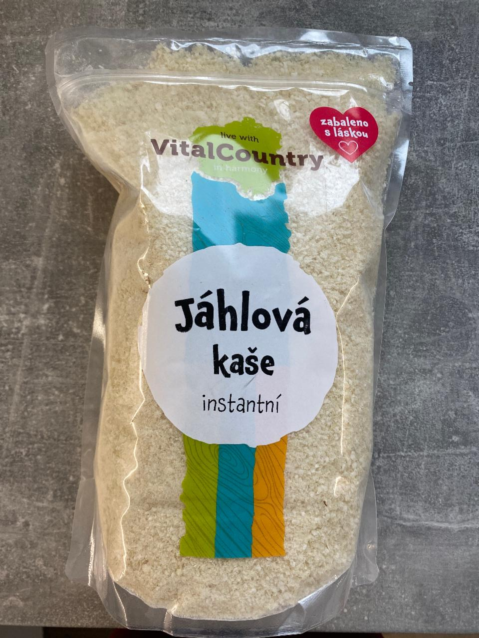 Fotografie - Jáhlová kaše instantní VitalCountry