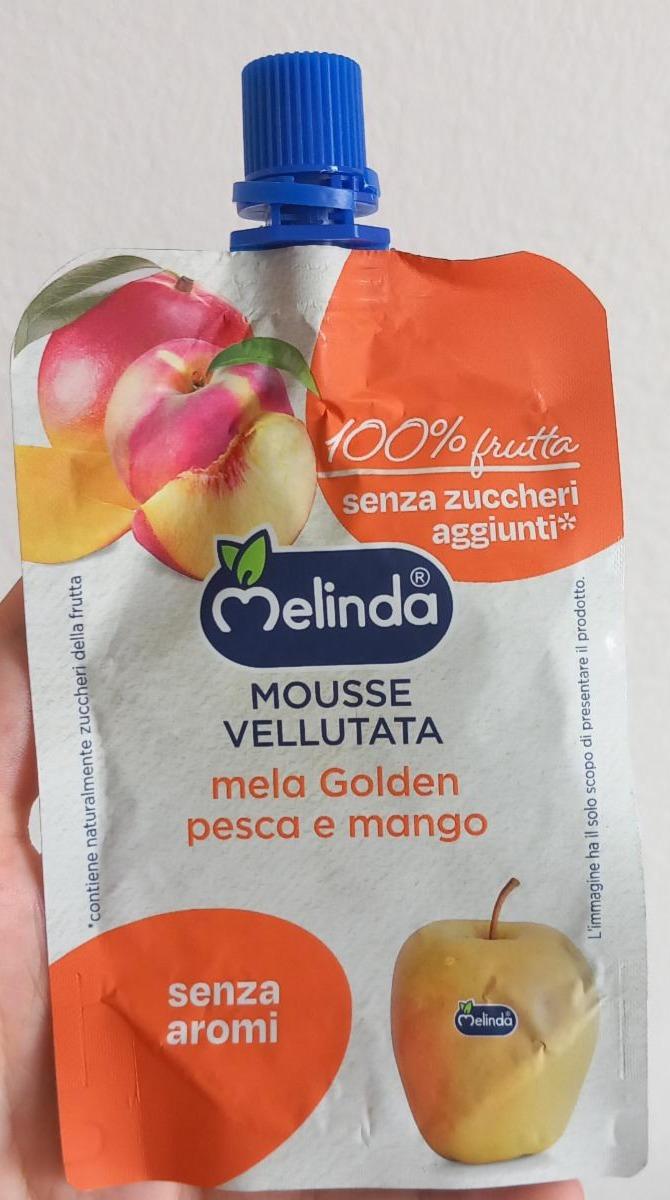 Fotografie - Mousse vellutata mela Golden pesca e mango Melinda