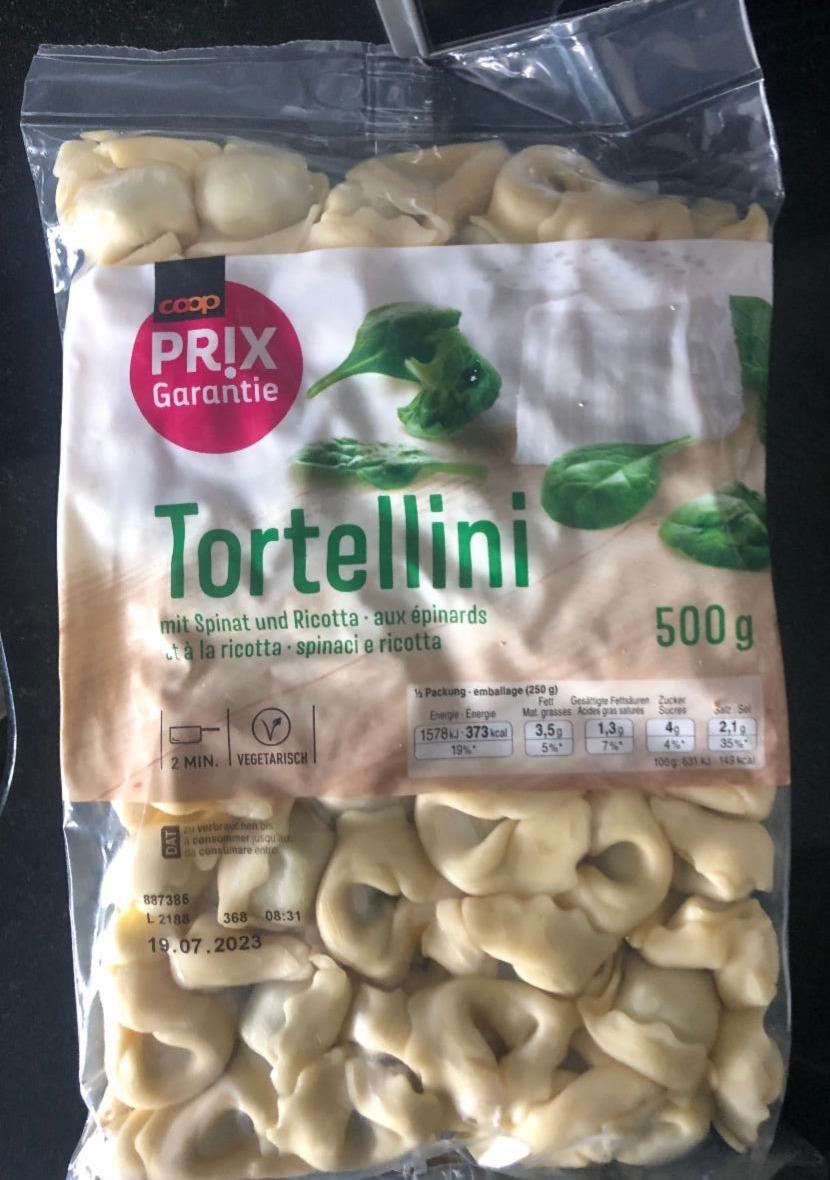 Fotografie - Tortellini mit Spinat und Ricotta Coop Pr!x Garantie