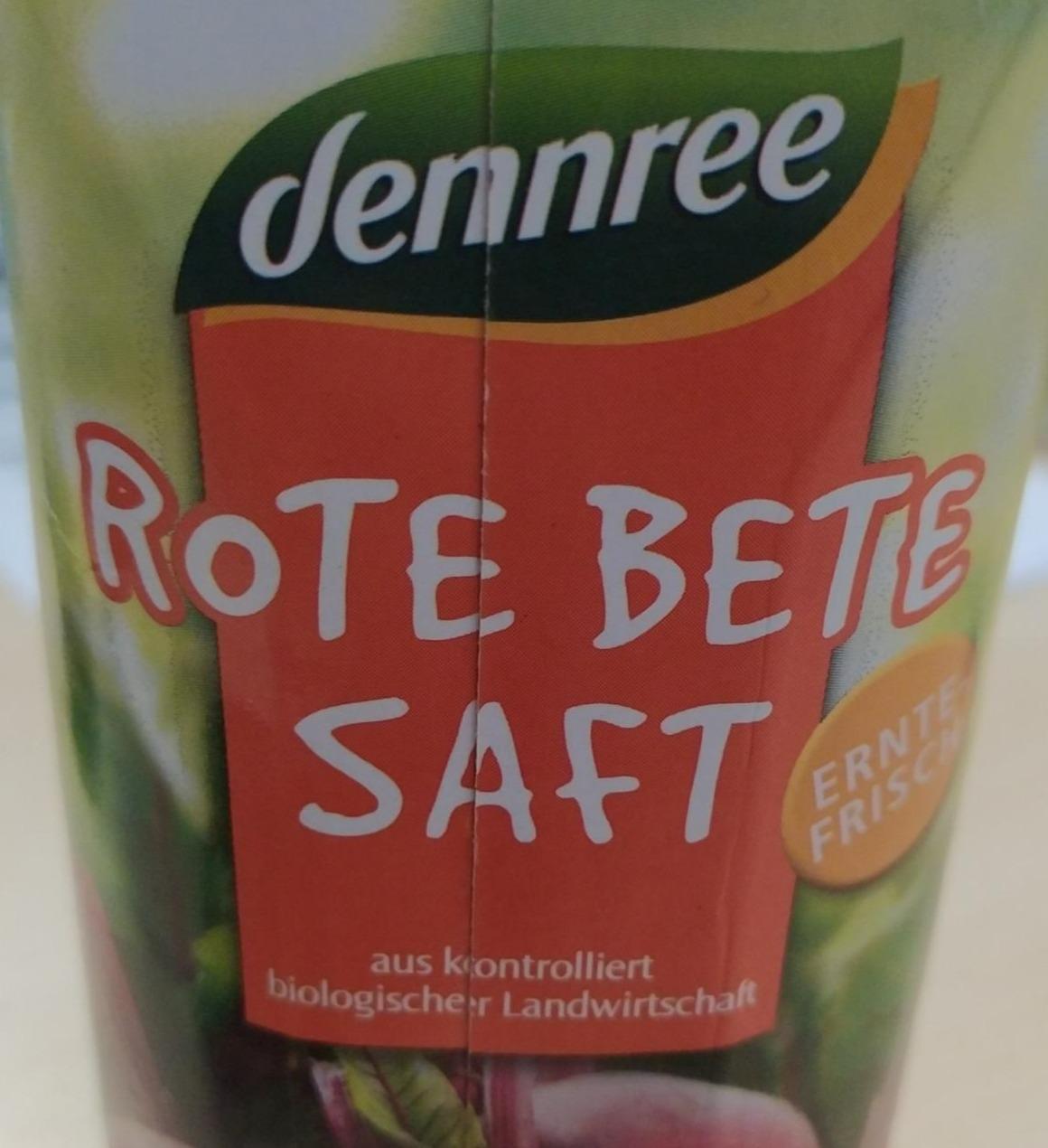 Fotografie - Rote Bete Saft Dennree