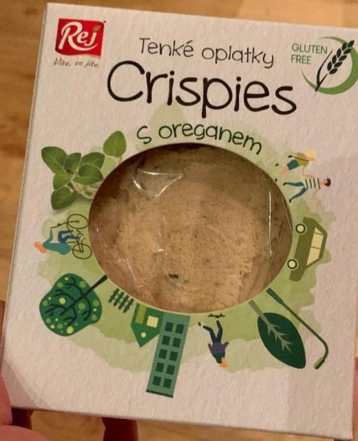 Fotografie - Tenké oplatky Crispies s oreganem Rej