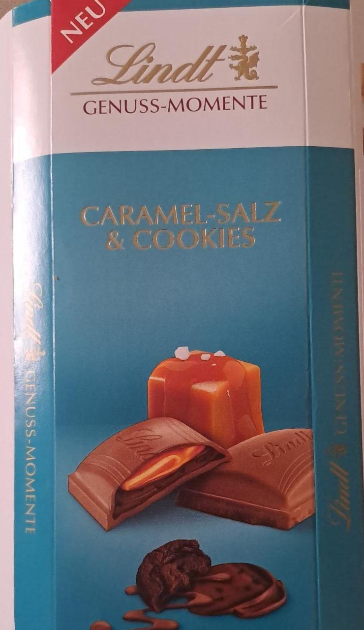 Fotografie - Caramel-Salz & Cookies Vollmilch Lindt