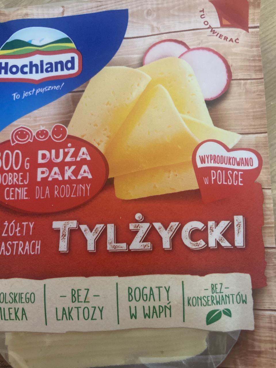 Fotografie - Ser żółty Tylżycki w plastrach Hochland