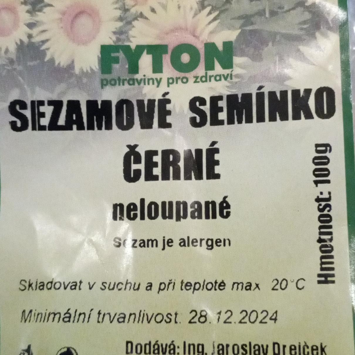 Fotografie - Semínko černé neloupané Fyton