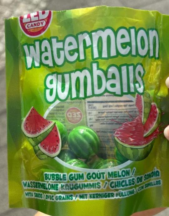 Fotografie - Watermelon gumballs Zed Candy