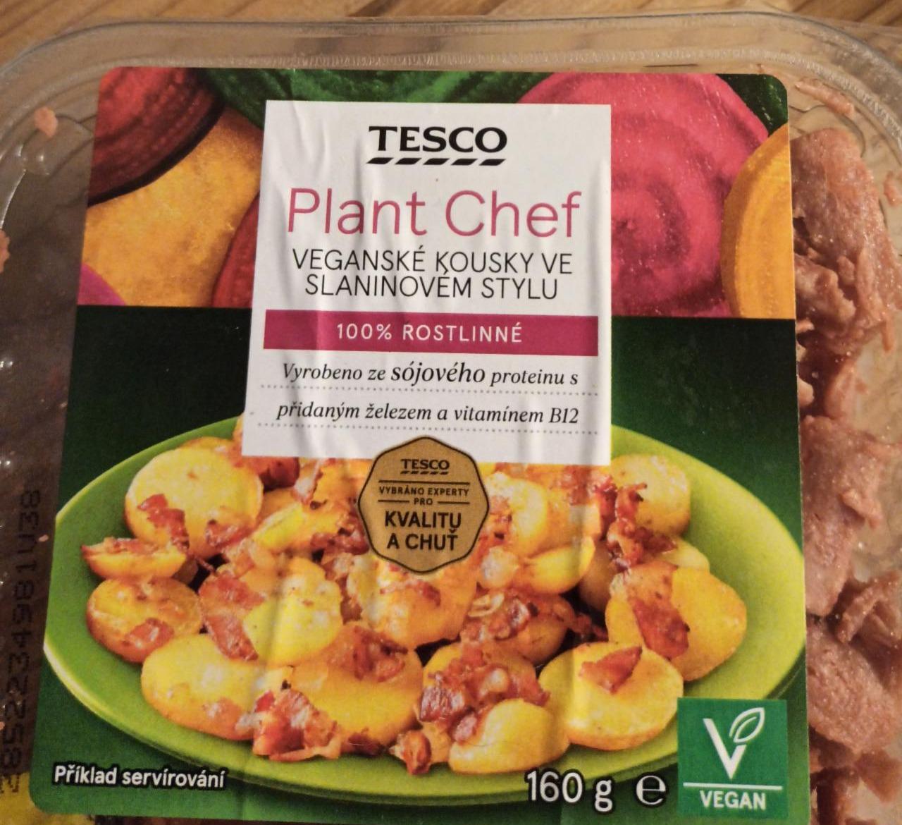 Fotografie - Plant Chef Veganské kousky ve slaninovém stylu Tesco