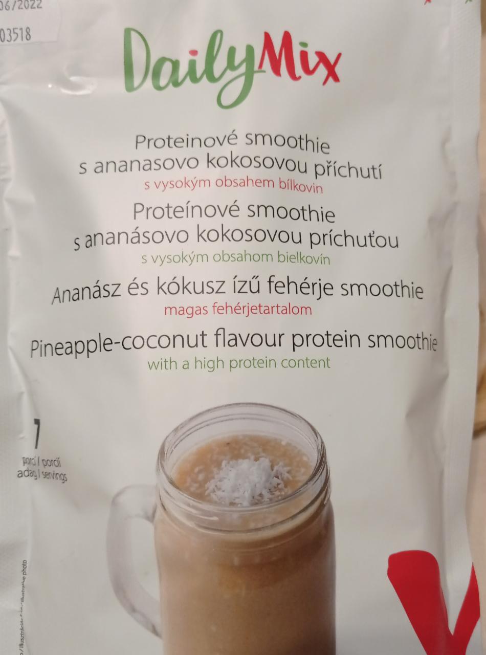 Fotografie - Proteinové Smoothie s ananasovo kokosovou příchutí DailyMix