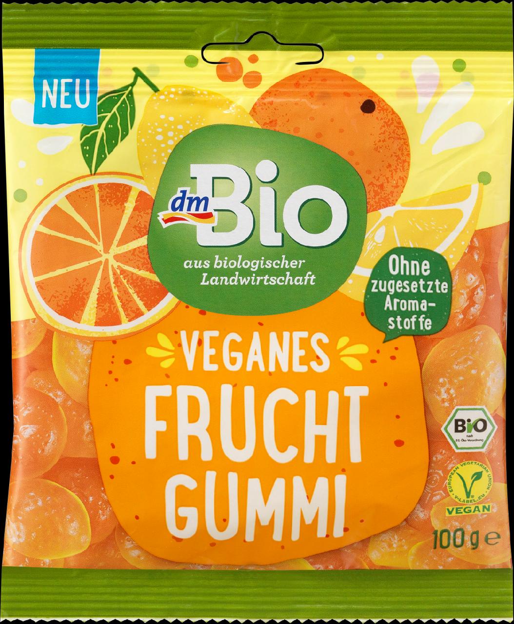 Fotografie - dmBio Veganes Frucht Gummi