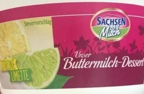 Fotografie - podmáslí citron Sachsen Milch