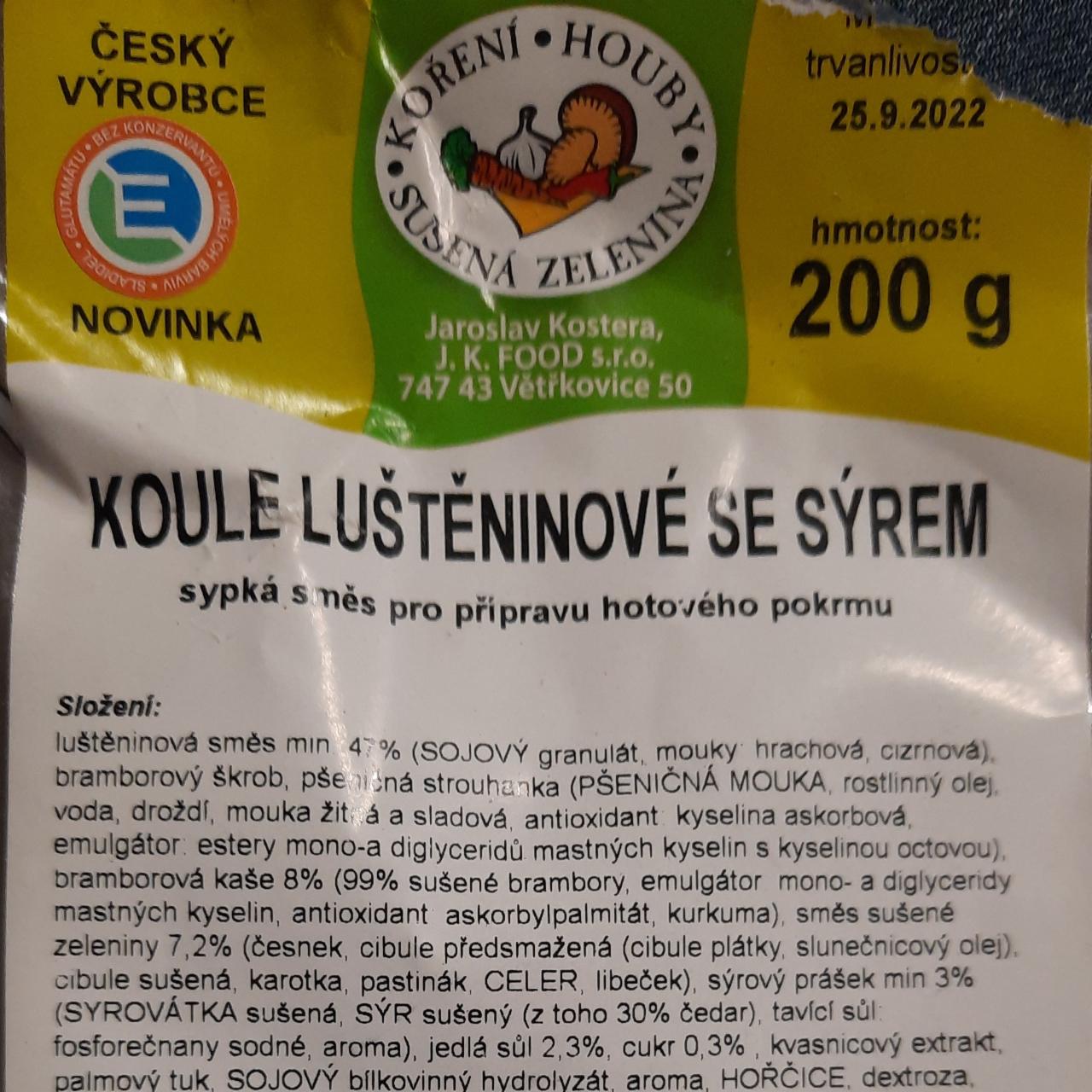 Fotografie - Koule luštěninové se sýrem J.K.Food