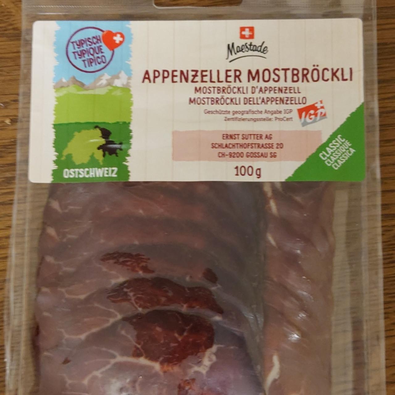 Fotografie - Appenzeller Mostbröckli Maestade