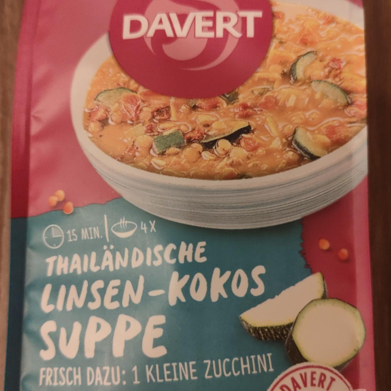 Fotografie - Thailändische Linsen-Kokos Suppe Davert