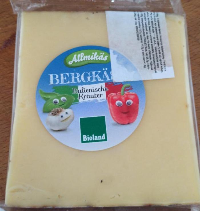 Fotografie - Allmikäs Bergkäse italienische Kräuter Bioland