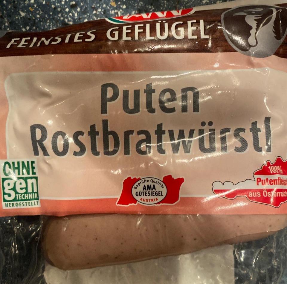 Fotografie - Puten-Rostbratwürstel TANN