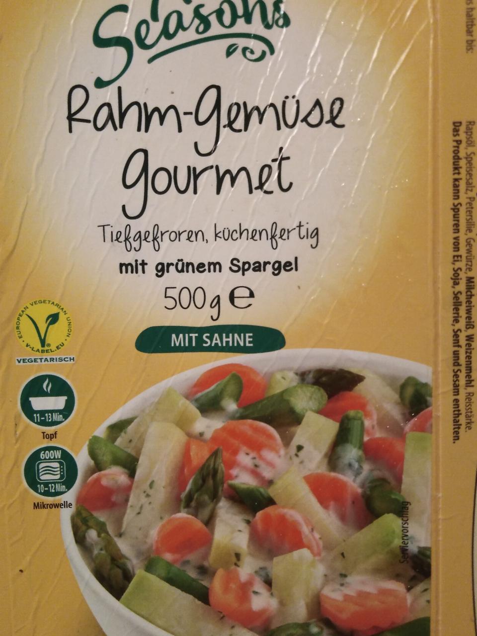 Fotografie - Rahm Gemüse Gourmet All Seasons