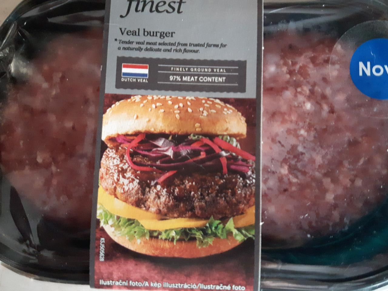 Fotografie - Veal burger Tesco finest