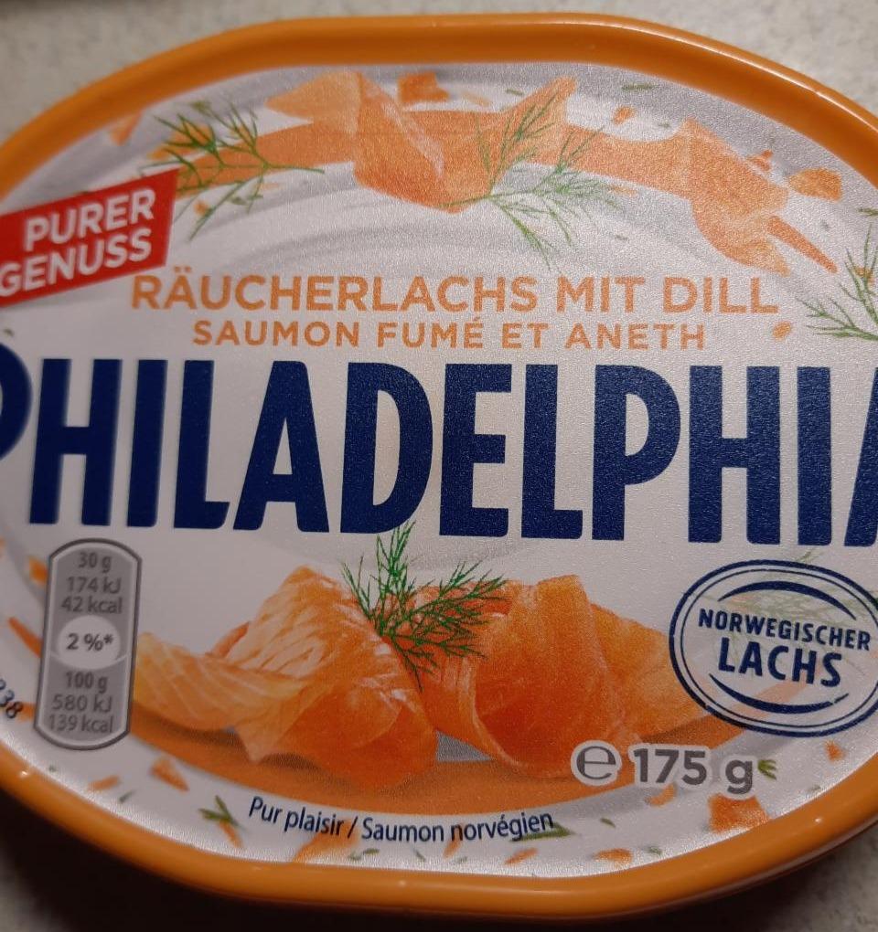 Fotografie - Räucherlachs Mit Dill Philadelphia