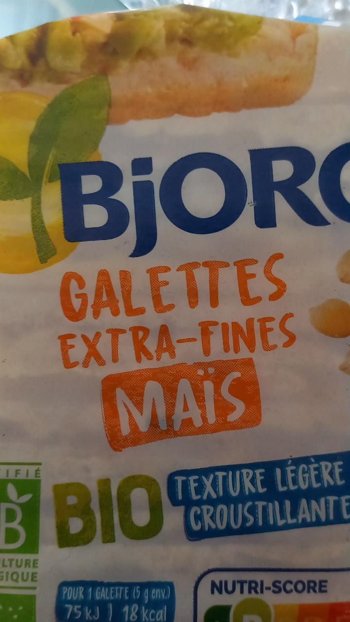 Fotografie - Bio Galettes De Maïs Extra Fines Bjorg