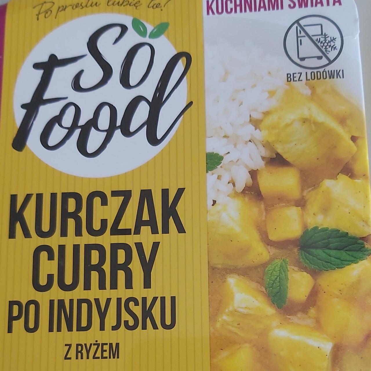 Fotografie - Kurczak curry po indyjsku z ryżem So Food