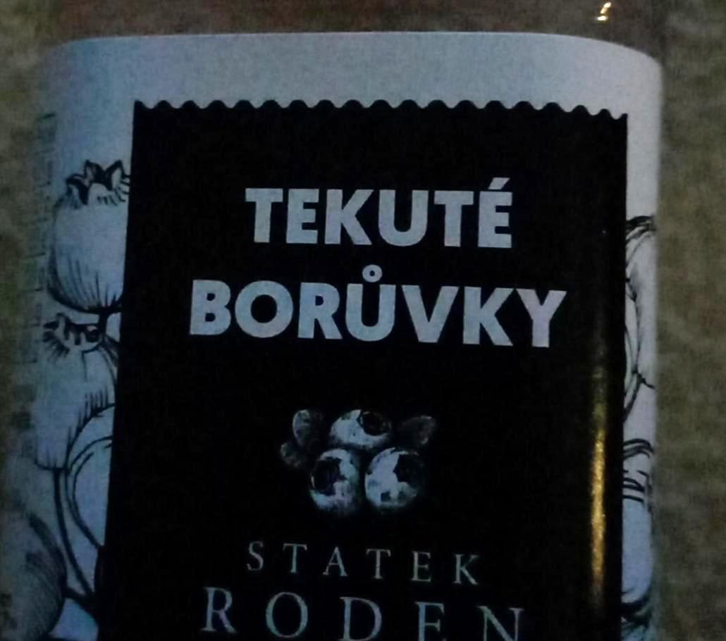 Fotografie - Tekuté borůvky Staten roden