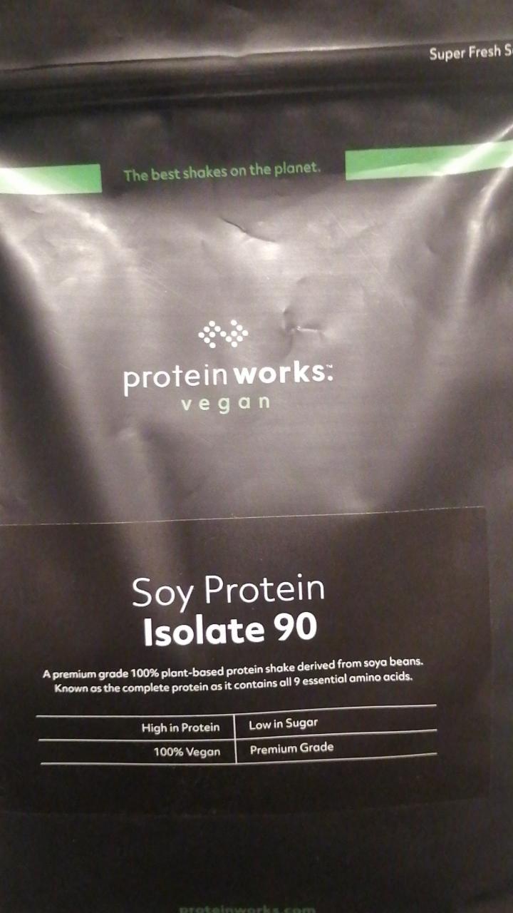 Fotografie - Soy Protein Isolate 90 Vegan Protein Works