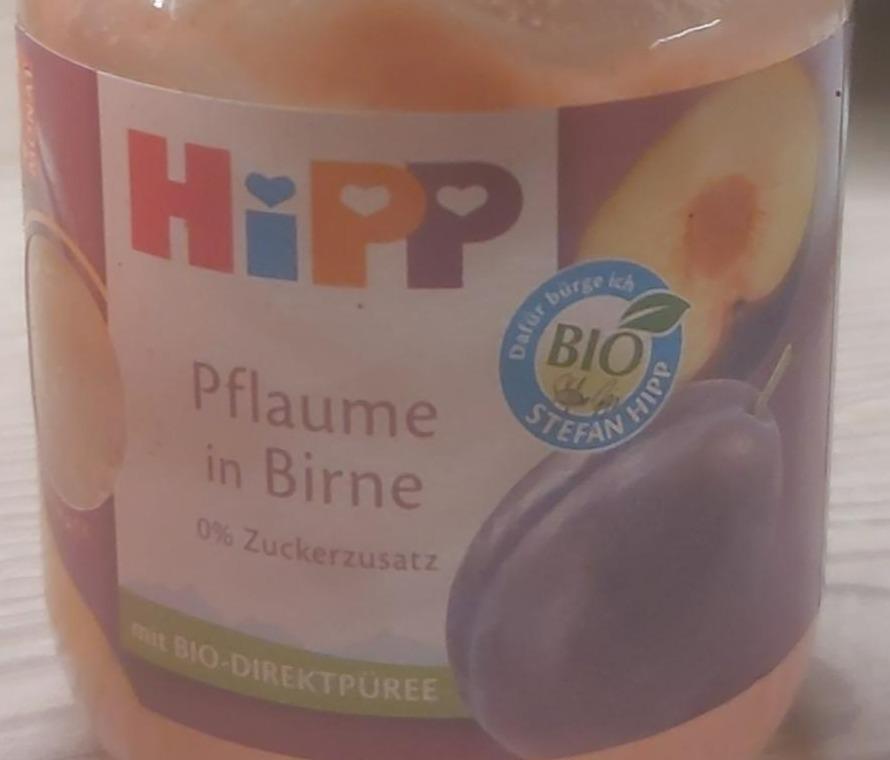 Fotografie - Pflaume in Birne Hipp