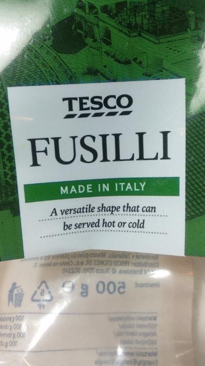 Fotografie - Fusilli Tesco