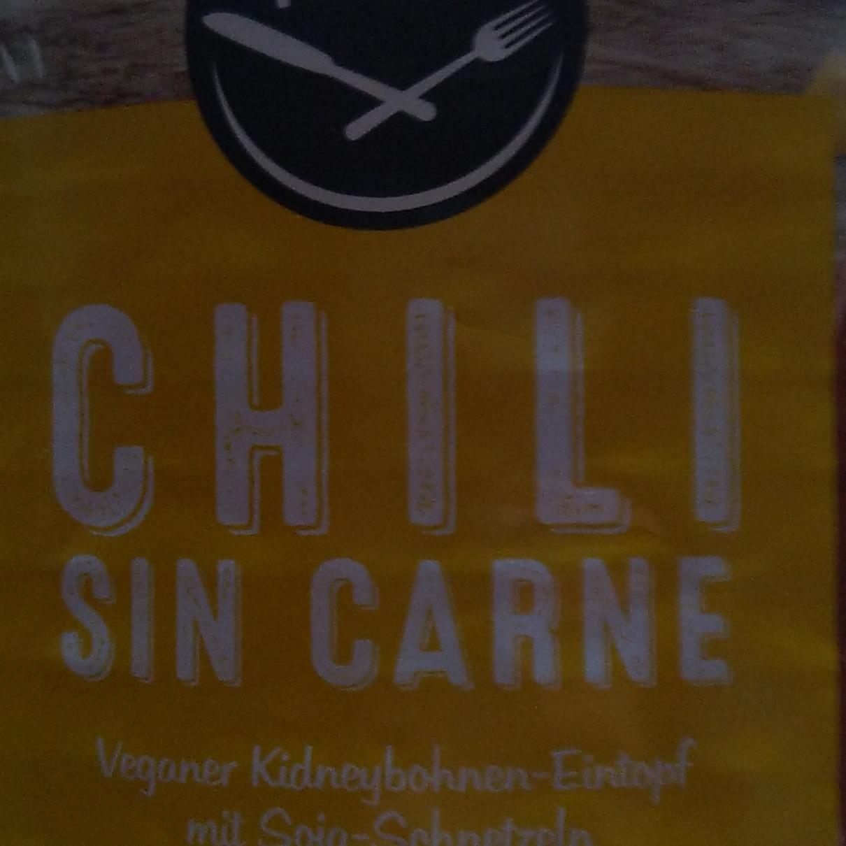 Fotografie - Chili sin Carne Speise zeit