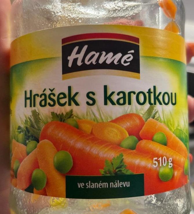 Fotografie - hrášek s karotkou Hamé