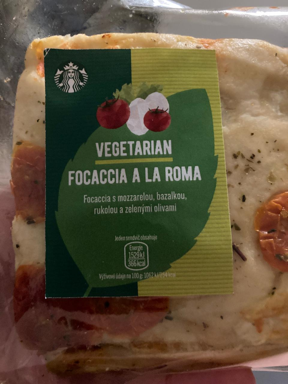 Fotografie - Focaccia a la Roma Starbucks