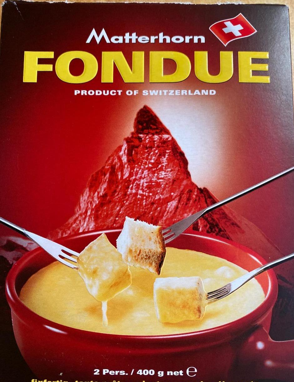 Fotografie - Fondue Suisse Original Matterhorn