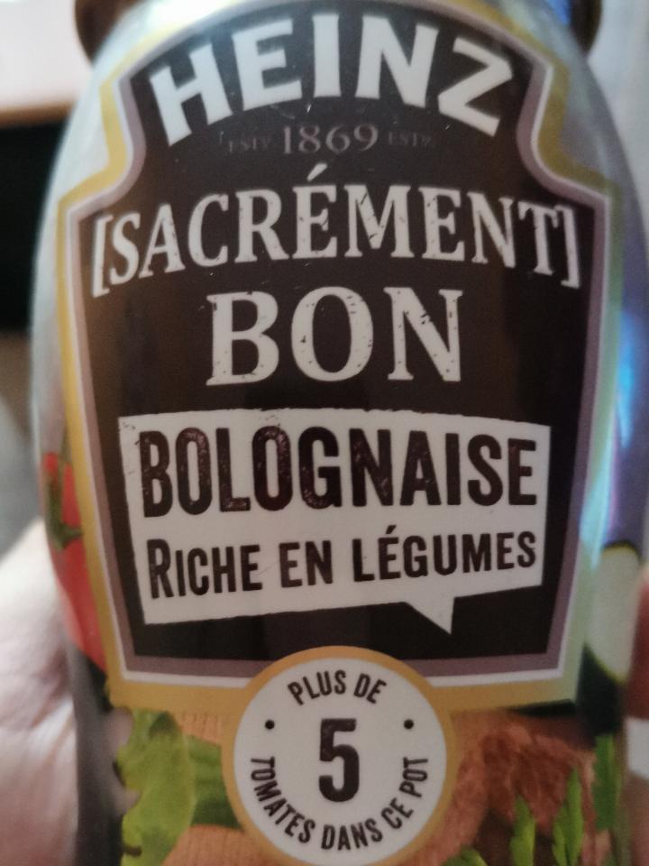 Fotografie - Bolognaise riche en légumes Heinz