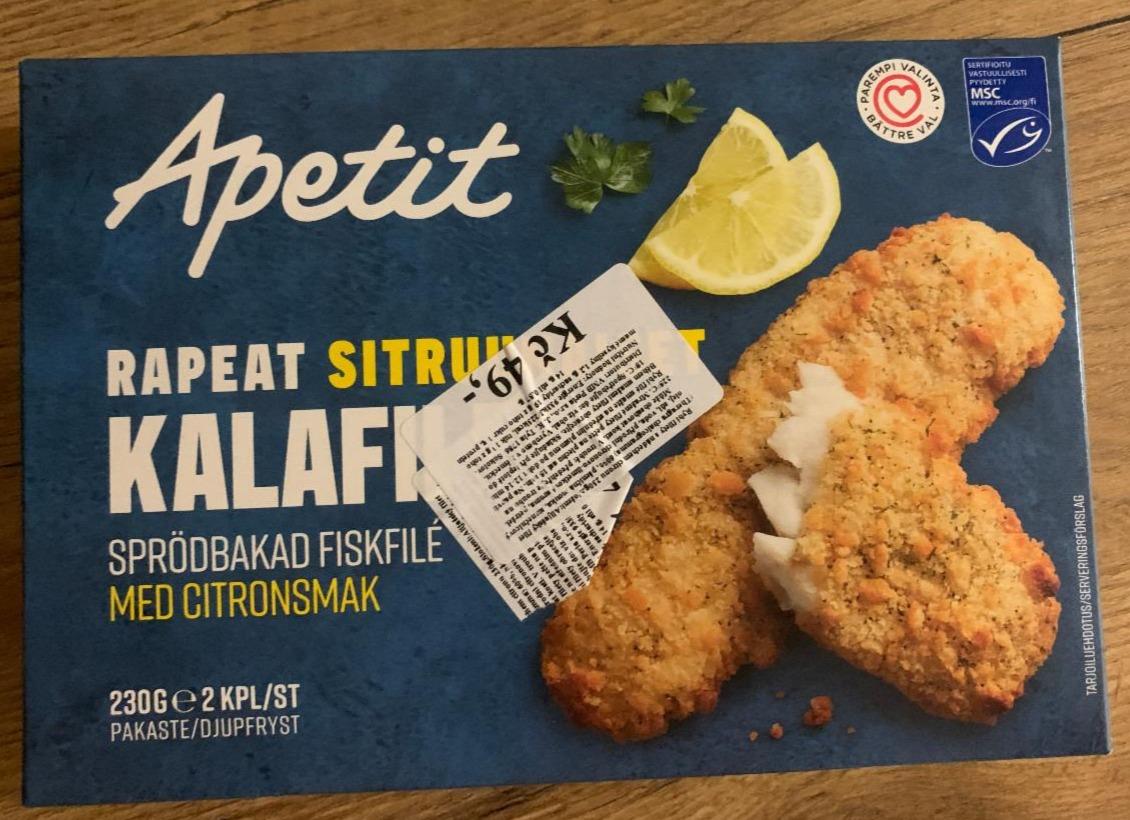 Fotografie - Rapeat Sitruunaiset Kalafileet med Citronsmak Apetit