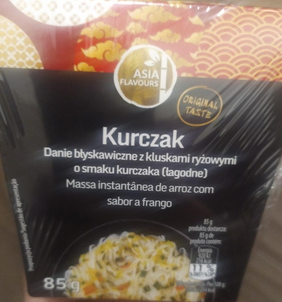 Fotografie - Danie błyskawiczne z kluskami ryżowymi o smaku kurczaka Asia Flavours