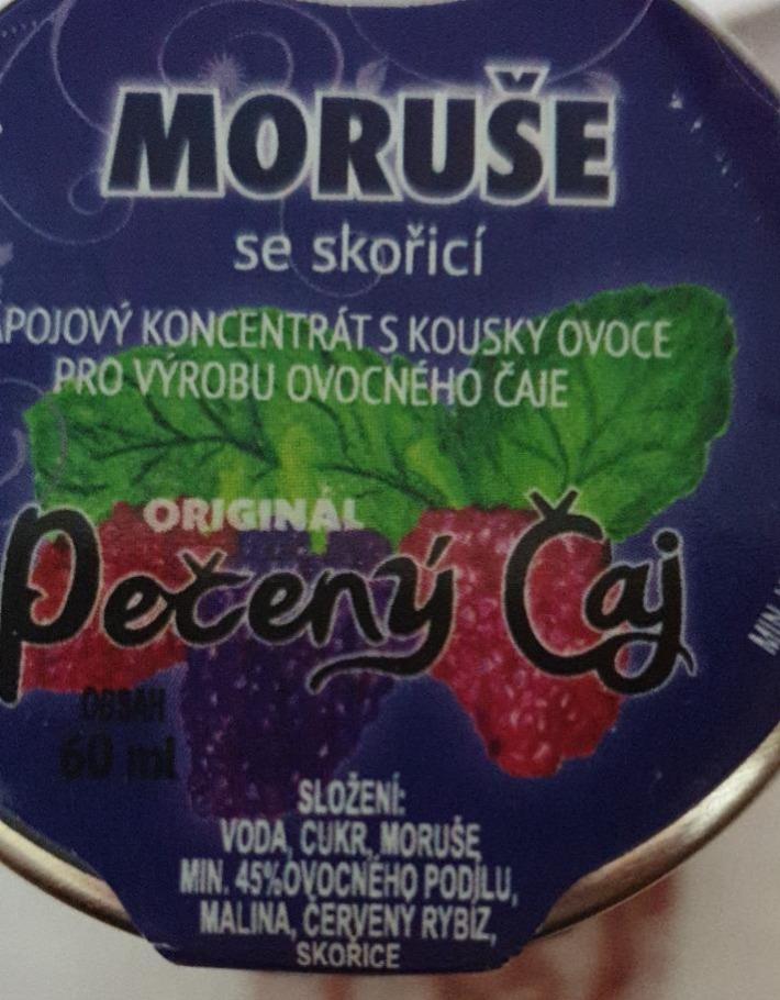 Fotografie - Moruše se skořicí pečený čaj