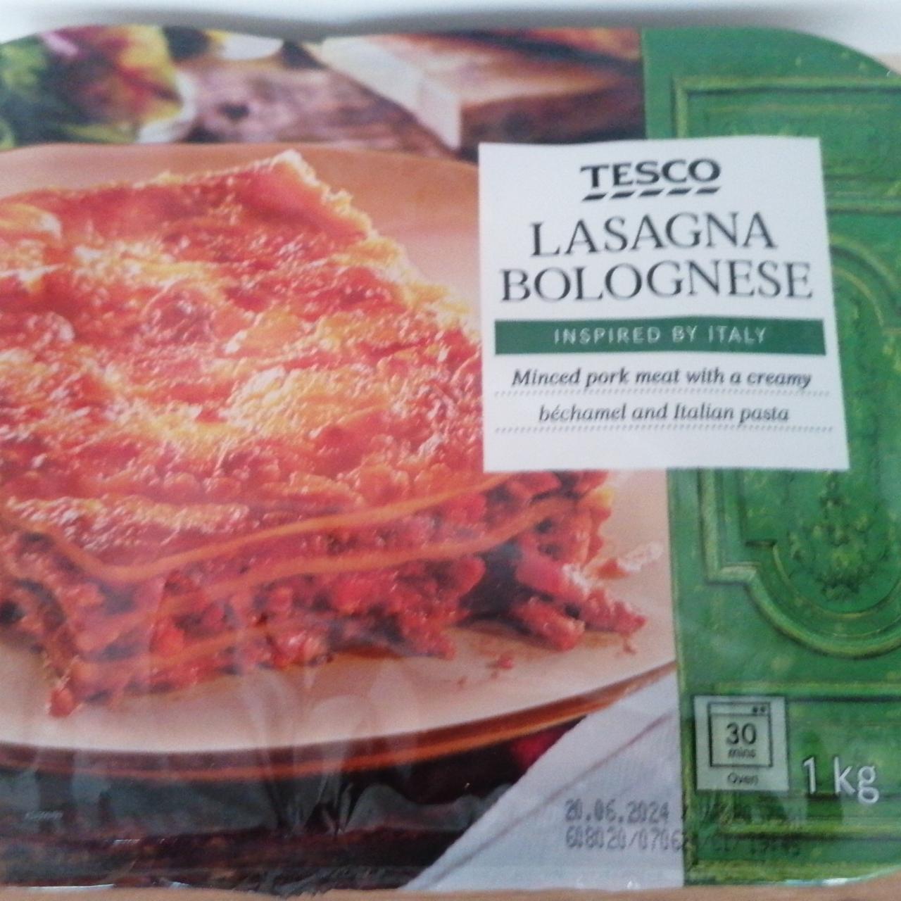 Fotografie - Lasagna bolognese Tesco