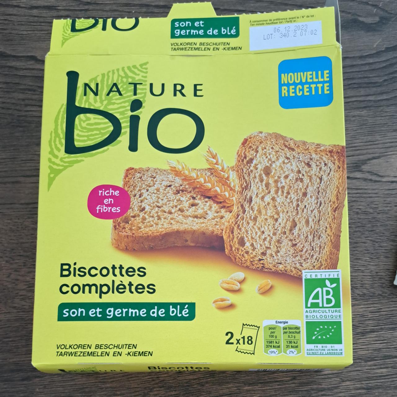 Fotografie - nature bio Biscottes completes AB