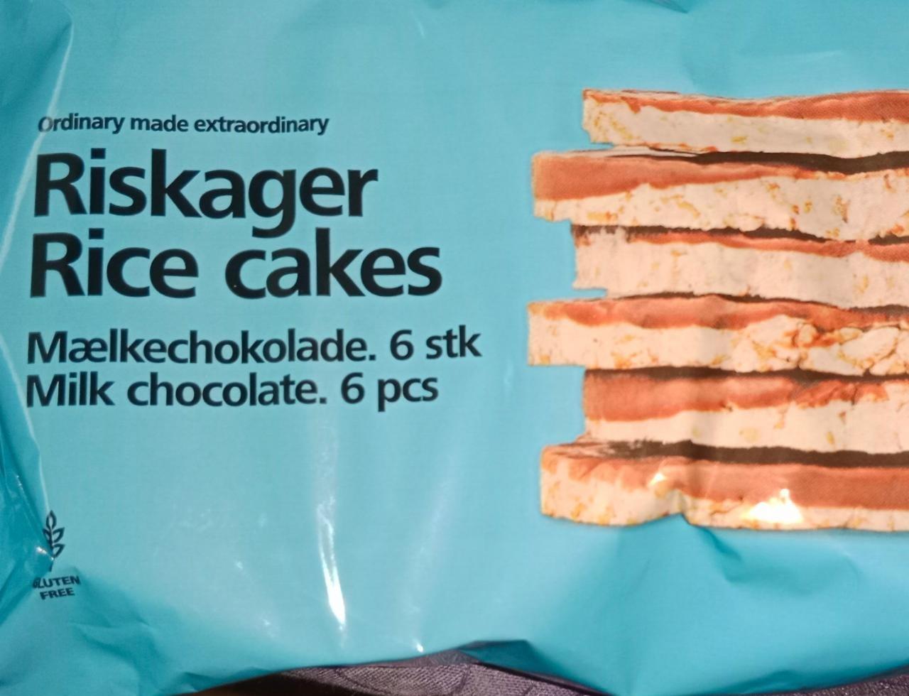 Fotografie - Riskager Rice cakes Milk chocolate