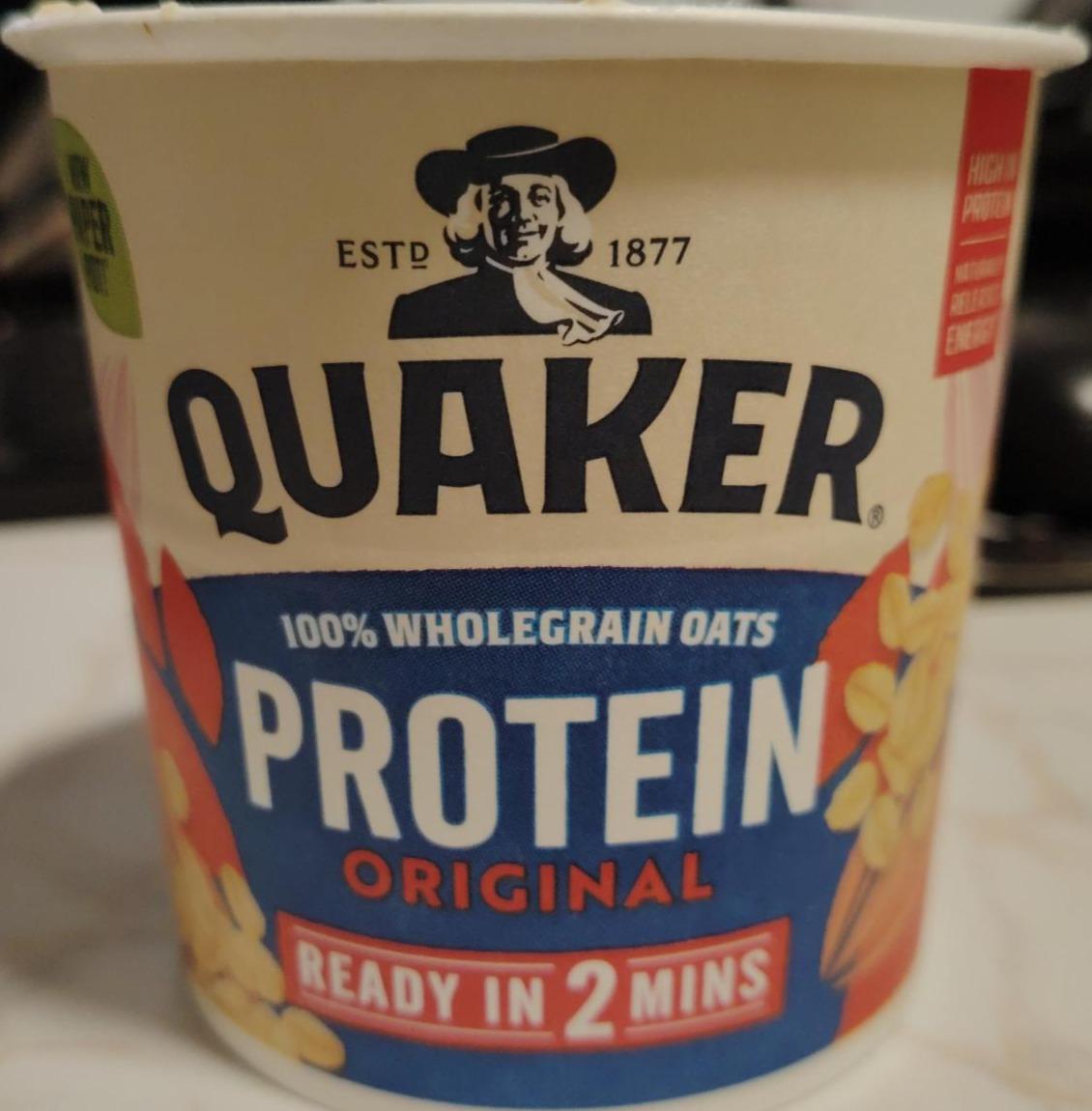 Fotografie - 100% wholegrain oats protein original Quaker