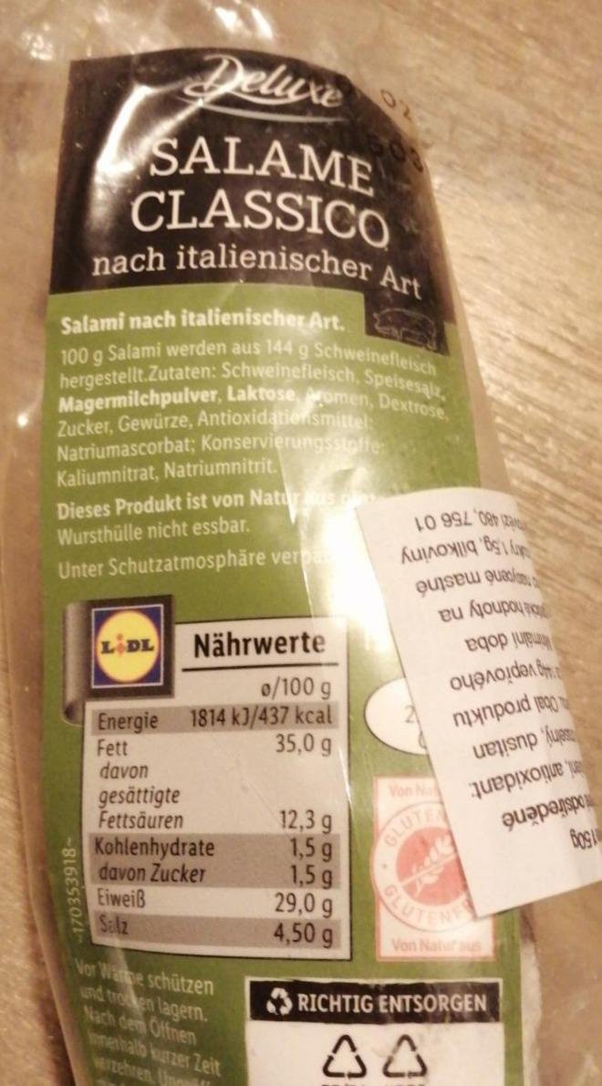 Fotografie - Salame Clasico Lidl