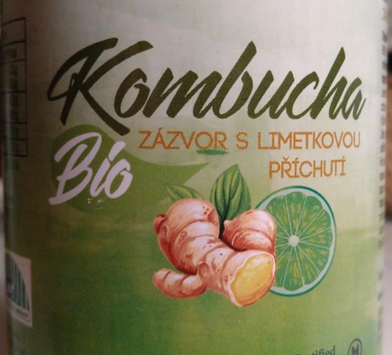 Fotografie - Bio Kombucha Zázvor s limetkovou příchutí Stevikom