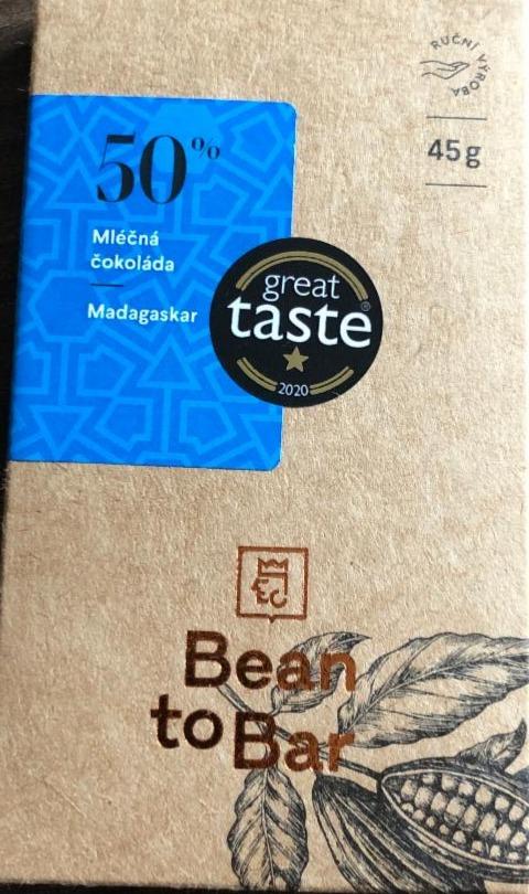 Fotografie - Bean To Bar Mléčná čokoláda 50% Madagaskar