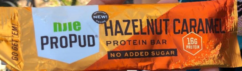 Fotografie - PROPUD Hazelnuta caramel protein bar NJIE